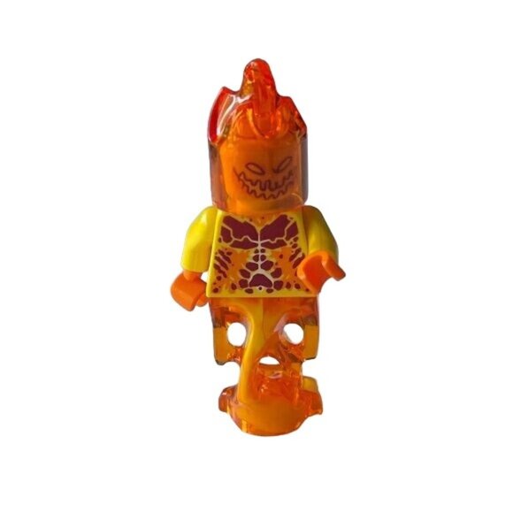 Lego Nexo Knights Ultimate Flama Minifigure 70339 Retired Orange Flame Minifig - Picture 1 of 10